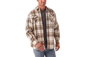 Wrangler Authentics Mens Long Sleeve Sherpa Lined Shirt Jacket