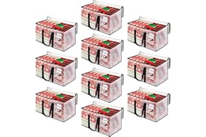 BlissTotes Moving Bags, 10-Pack Storage Bags, Heavy Duty Extra Large Bags, Moving Totes, Clear Moving Bag, Reinforced Handles & Tag Pocket (125L)