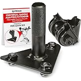 FitDesk Universal Saddle Extender FDX 2.0 &amp; 3.0 Adjustable Seat Post Riser | Fits Standard Saddle Sails, Adds 3.5 inches of Height, Solid Steel Build, Rust Resistant Finish, Adjustable Riding Position