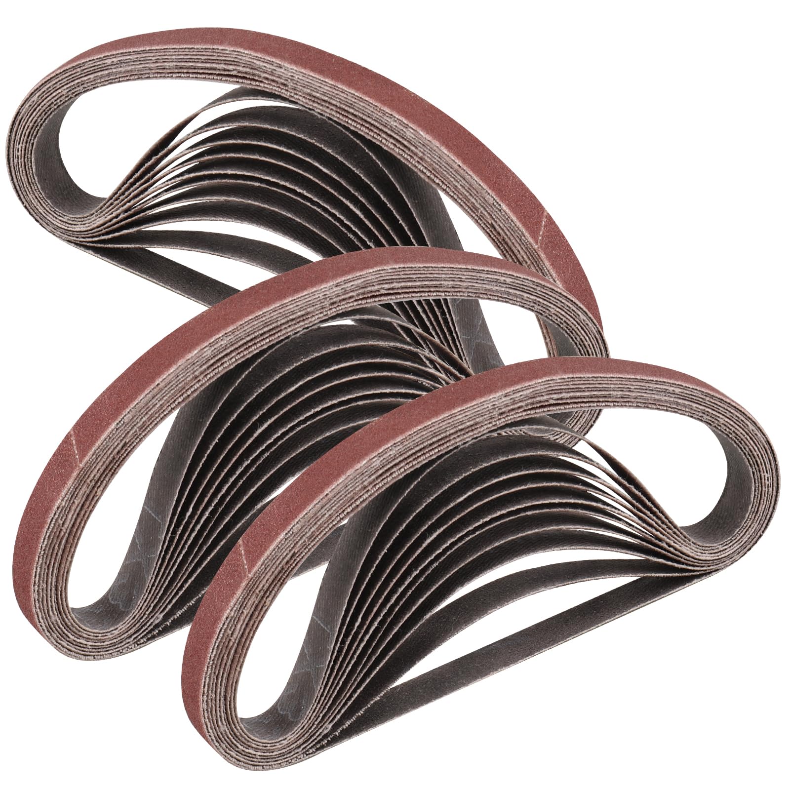 STEBRUAM Sanding Belt 10 x 330 mm,30PCS 180 Grit