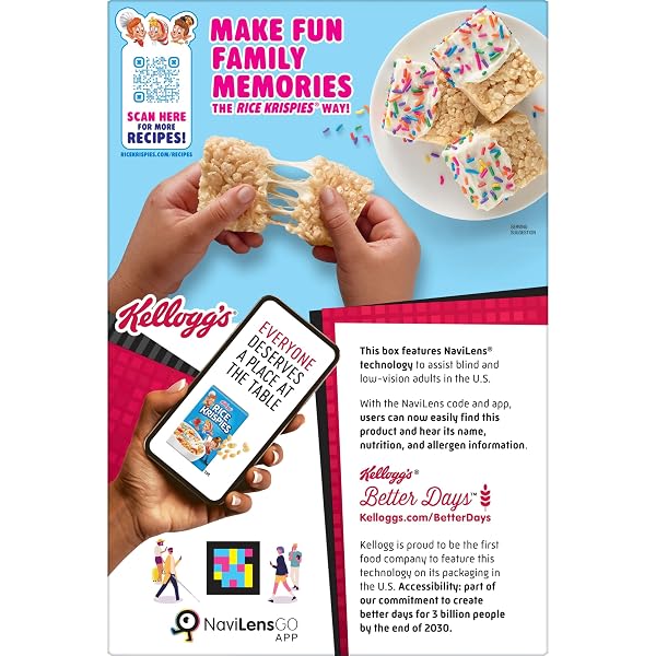 RICE KRISPIES, BREAKFAST CEREAL, ORIGINAL, FAT FREE FOOD, 9OZ BOX