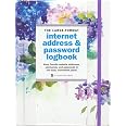 Carnet D'Adresses Et Mots De Passe Internet Grand Format Celestial – Organiseur 144 Pages Bleu Étoilé