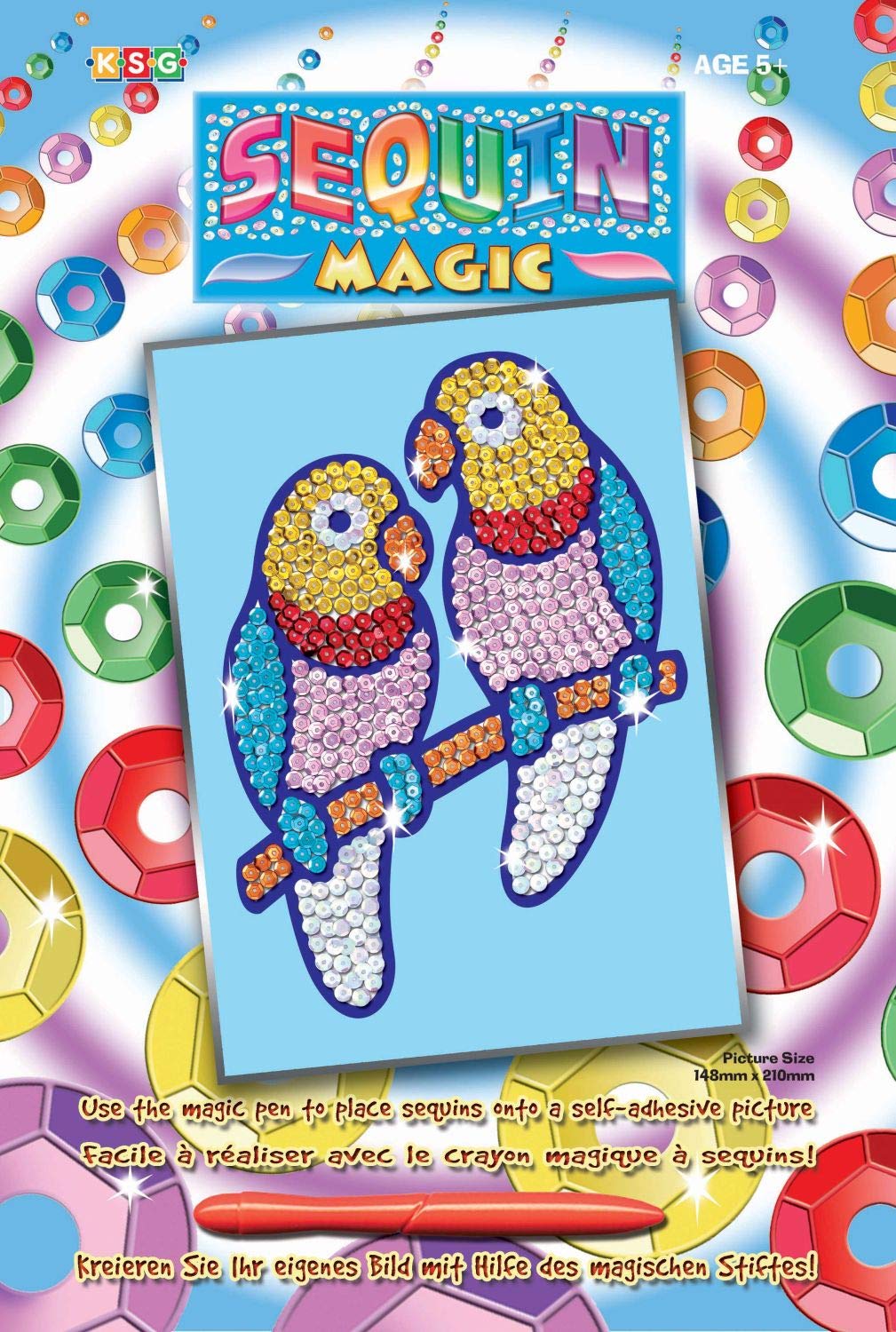 KSG Mammut 8120901 Sequin Art Magic – Junger Hund