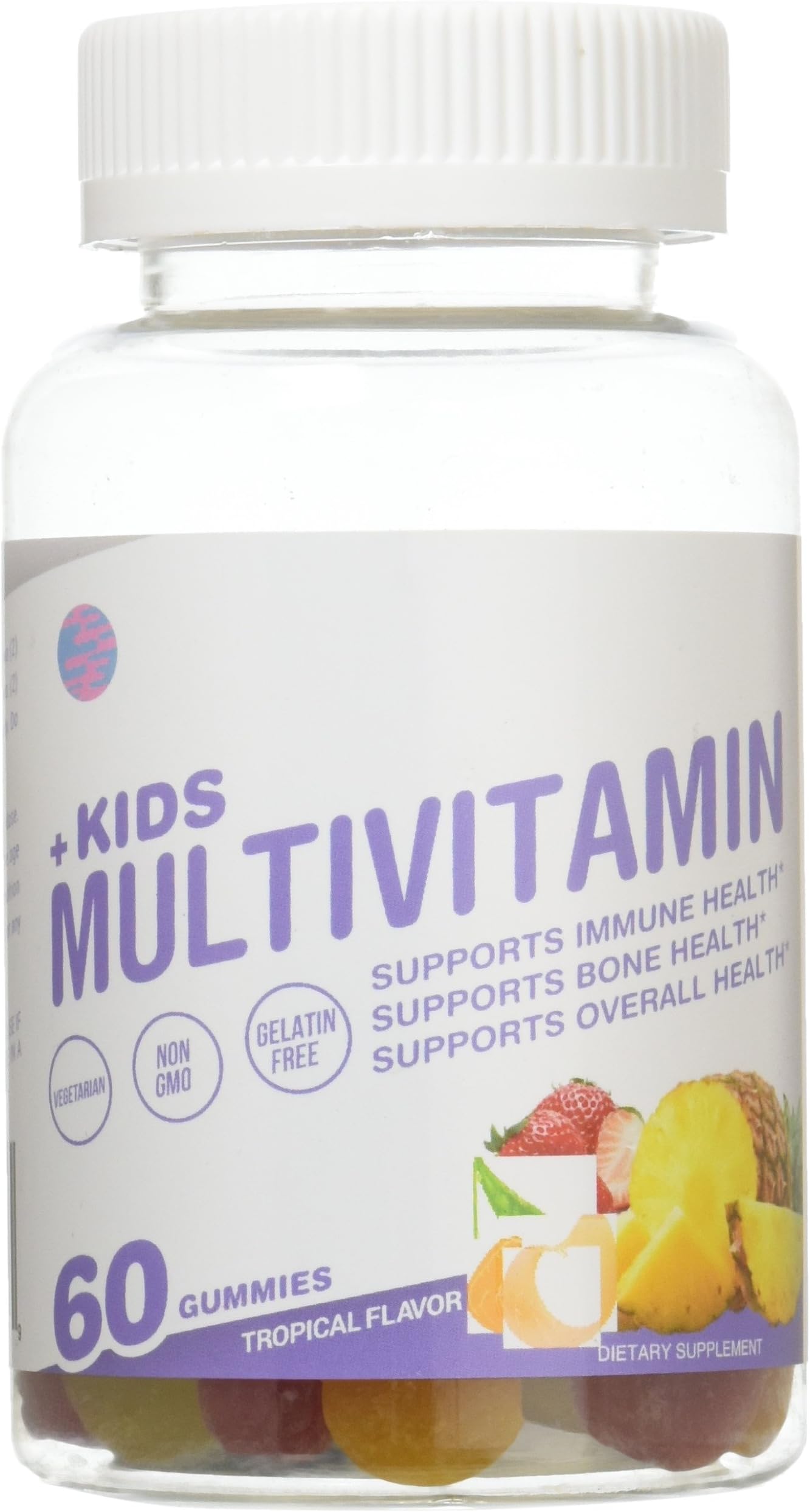Gummy Planet Kids Sugar Free Multivitamin Gummy, 60 Count