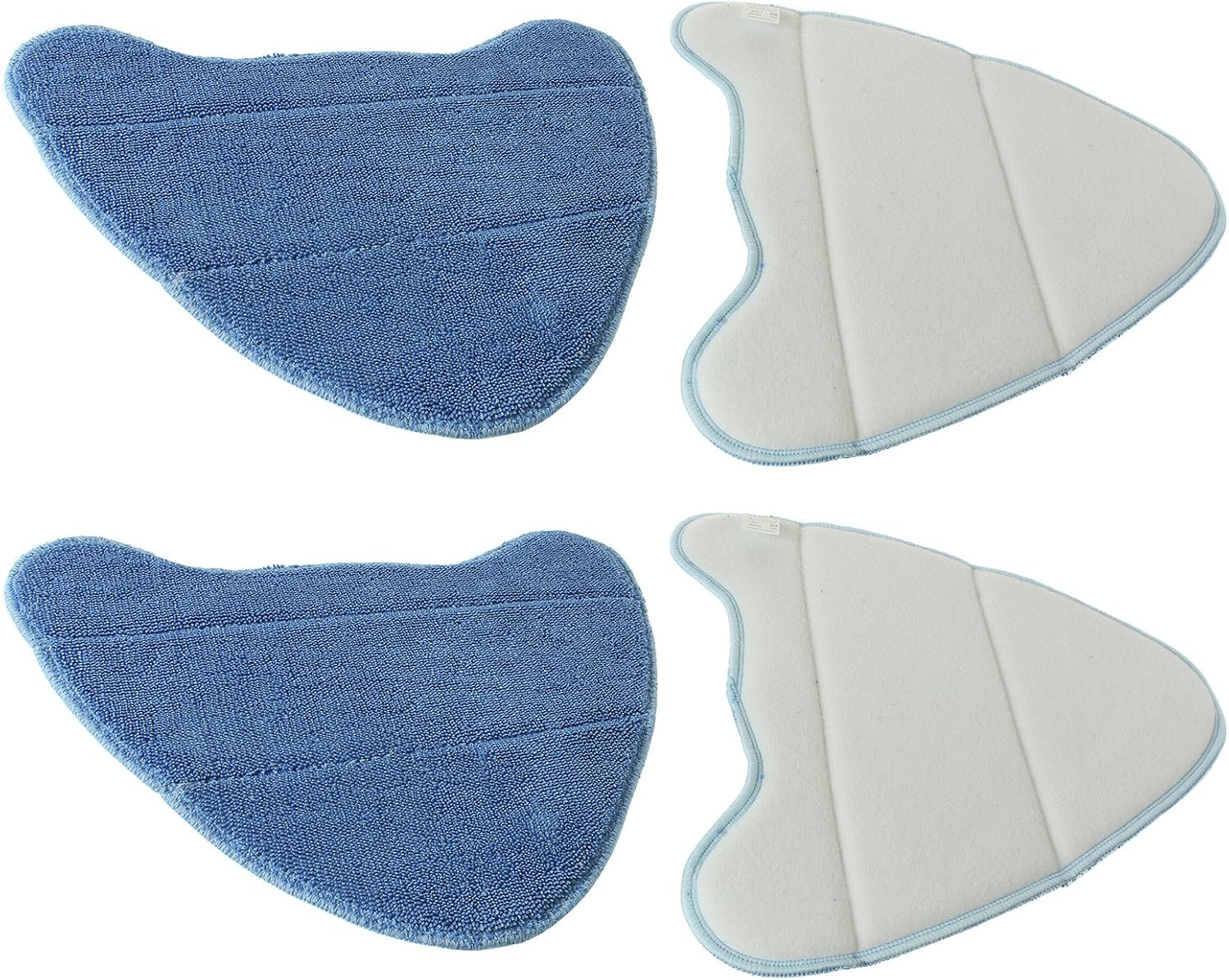 SPARES2GO Washable Cover Pads Compatible with Dirt Devil DSS04-E01 DDS04-P01 11 in 1 Steam Cleaner Mop (Pack of 4)