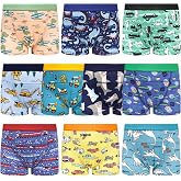 MooMoo Baby Toddler Boys Potty Trainer Underwear Cotton Boxer Style | Boys Boxer Briefs, Absorbent, Helps Kids Recognize Wetness, Washable &amp; Reusable for Potty Training