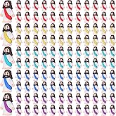 Barydat 200 Pack Mini Jesus Figurines Bulk Tiny Jesus Figures Pocket Rubber Toys to Hide and Seek Christ Savior Religious Party Favors for Halloween Church Sunday School Baptism Gifts(Multicolor)