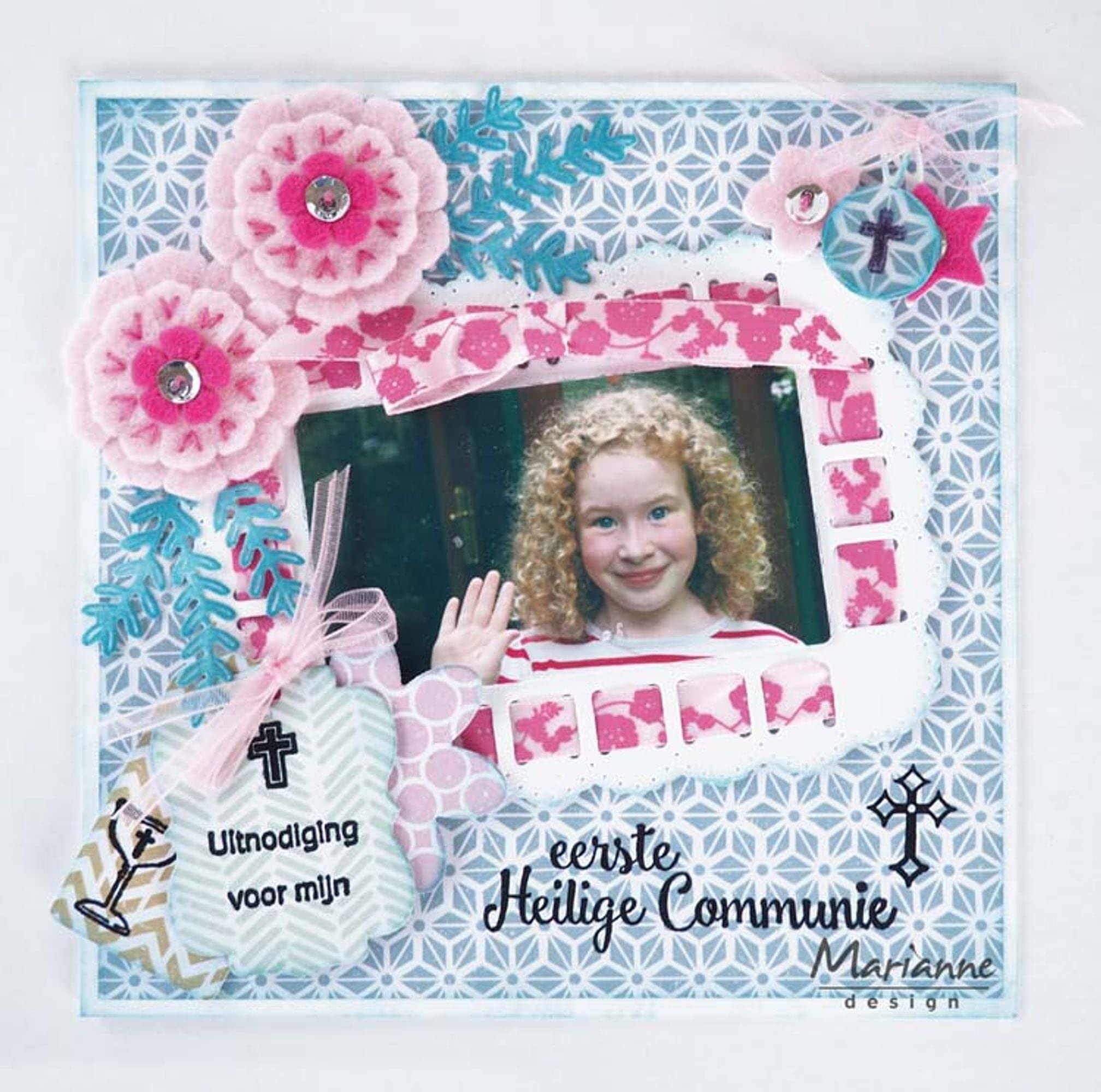 Marianne Design Craftables Ribbon Rectangle Die, Metal, Grey, 18.6 x 11.4 x 0.2 cm