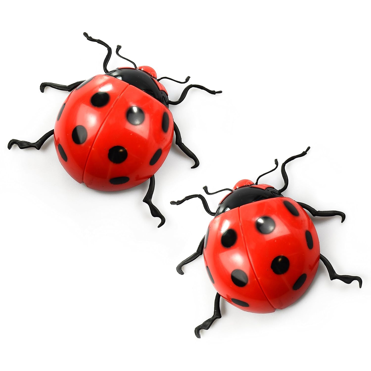New 2x Large Hanging Decorative Ladybirds Garden Wall Ornament Home