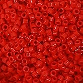 Miyuki Delica Seed Beads 11/0 "Opaque Dark Cranberry Db723 7.2 Gr