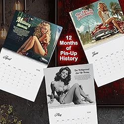 PinUp Calendar 2026, XL Premium Retro Pin-Up