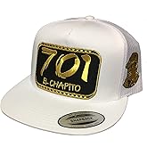 Mexico El Chapo Guzman chapito Chapo a lado 2 Logos hat White mesh