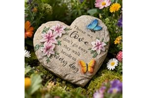 AQOAWVN 10 inche Memorial Garden Stone Those We Love Don't Go Away Memorial Sympathy Gift Decor Bereavement in Memory of Loss of Loved One Condolence Gifts for Outdoors