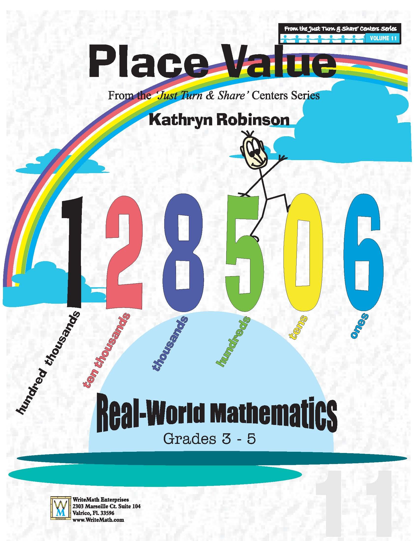Place Value Worksheets | 3Rd, 4Th, 5Th Grade Math (Just Turn And Share, Volume 11): Kathryn Robinson: 9781931970051: Amazon.com: Books
