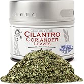 Gustus Vitae | Cilantro/Coriander Leaves | All Natural Gourmet Dried Herb | Gourmet Dried Herb | Non GMO | No MSG | No Fillers | Handmade in USA | Magnetic Tin | Small Batch | All Natural | Hand Packed