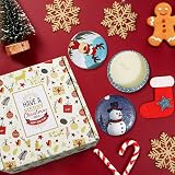 Yinuo Mirror 4 Pack Soy Candles Christmas Scents 120H Burn Time Gift Set view 8