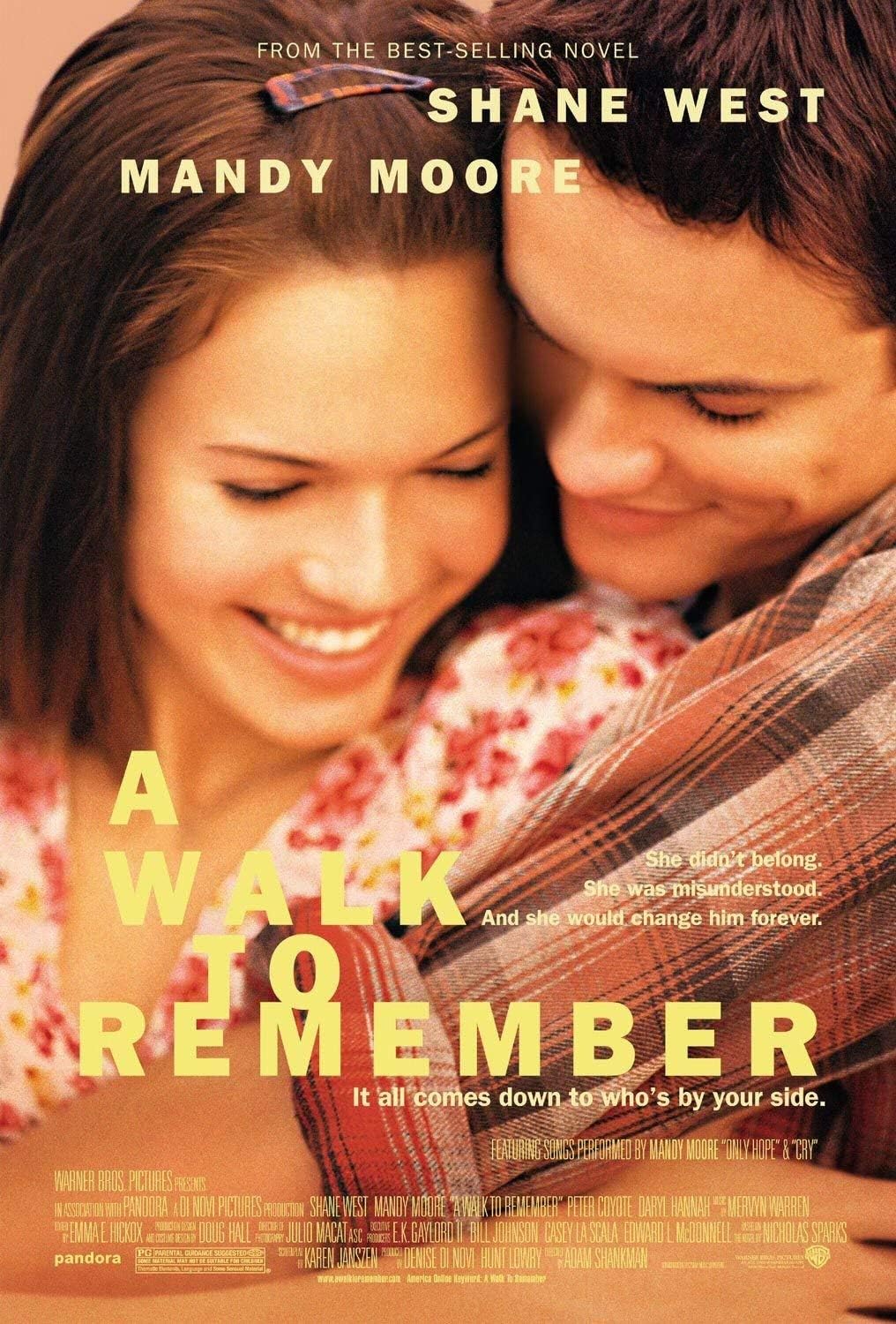A Walk To Remember Shane West Mandy Moore Original Movie Poster At Amazon S Entertainment Collectibles Store