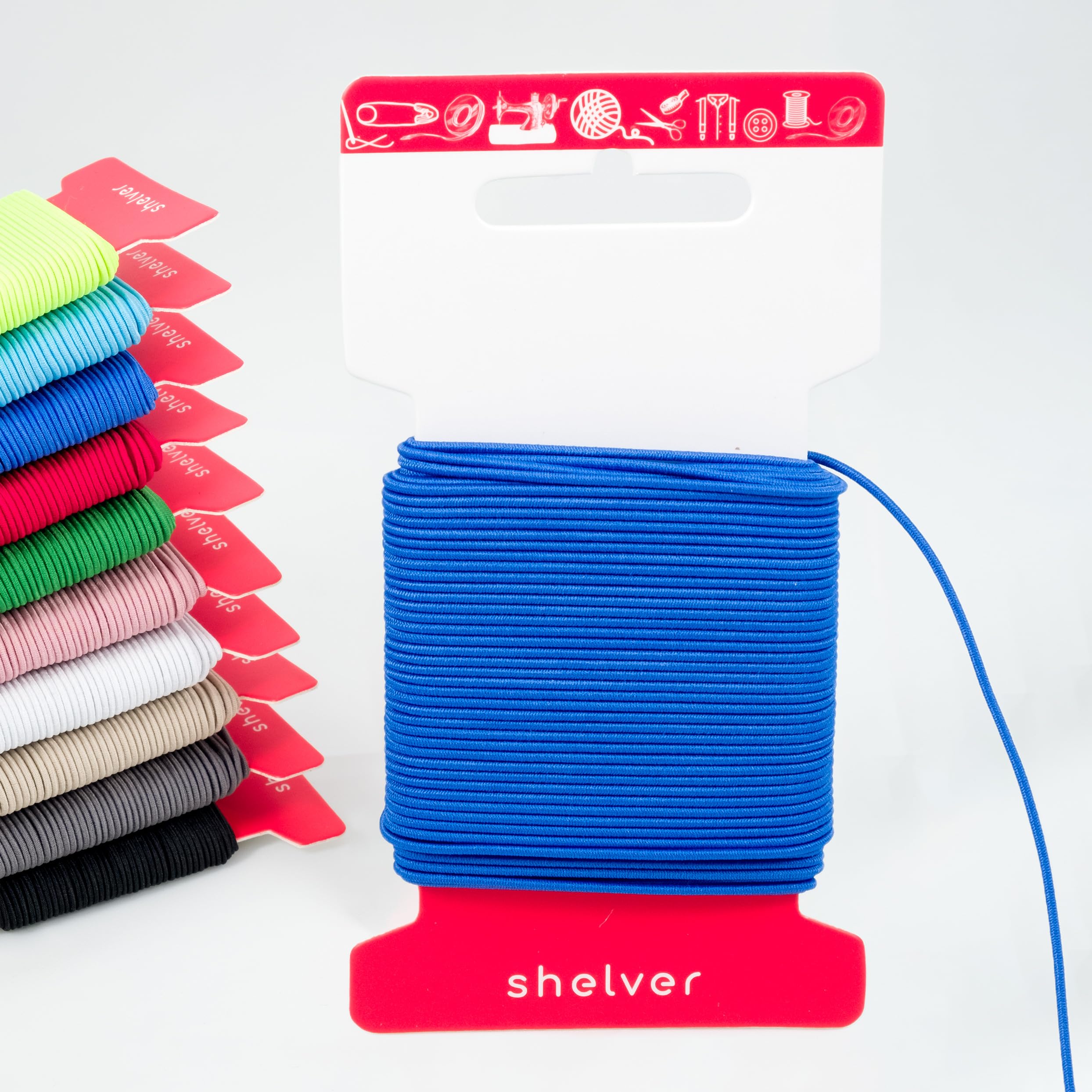 Shelver Premium Elastic Cord, 1.5mm Dark Blue, 20m — image 1