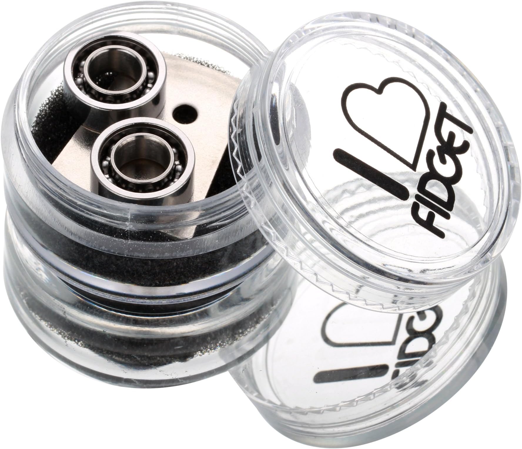 ILoveFidget R188 Bearing Replacement Set for Fidget Spinner and Toys, 2-pack R188 Stainless Steel Bearing and Open Tool, High Speed Replacement Bearing for Hand Spinner Fidget Toy Diy