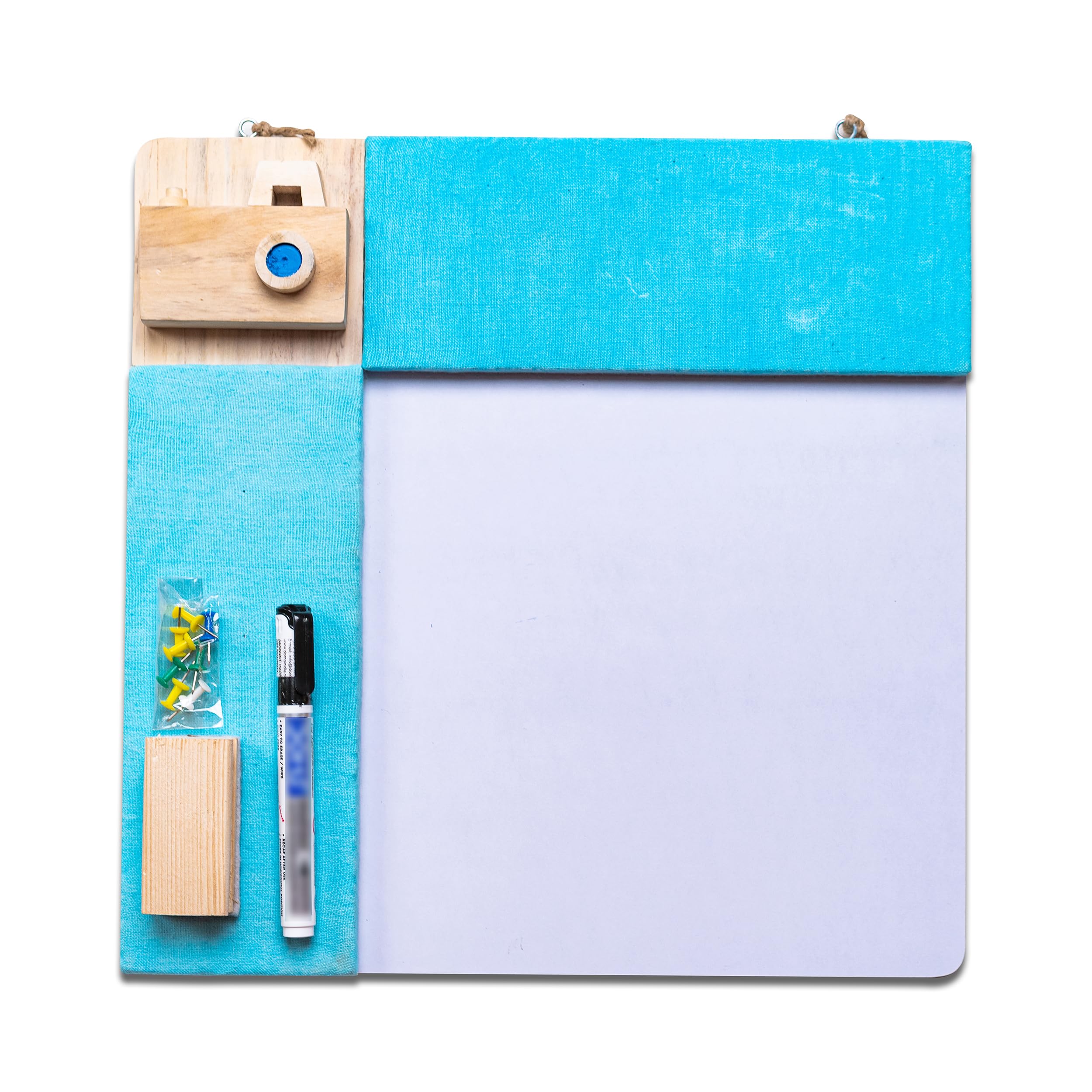 IVEI Pin Board + whiteboard, Combination Board (Camera - Blue)