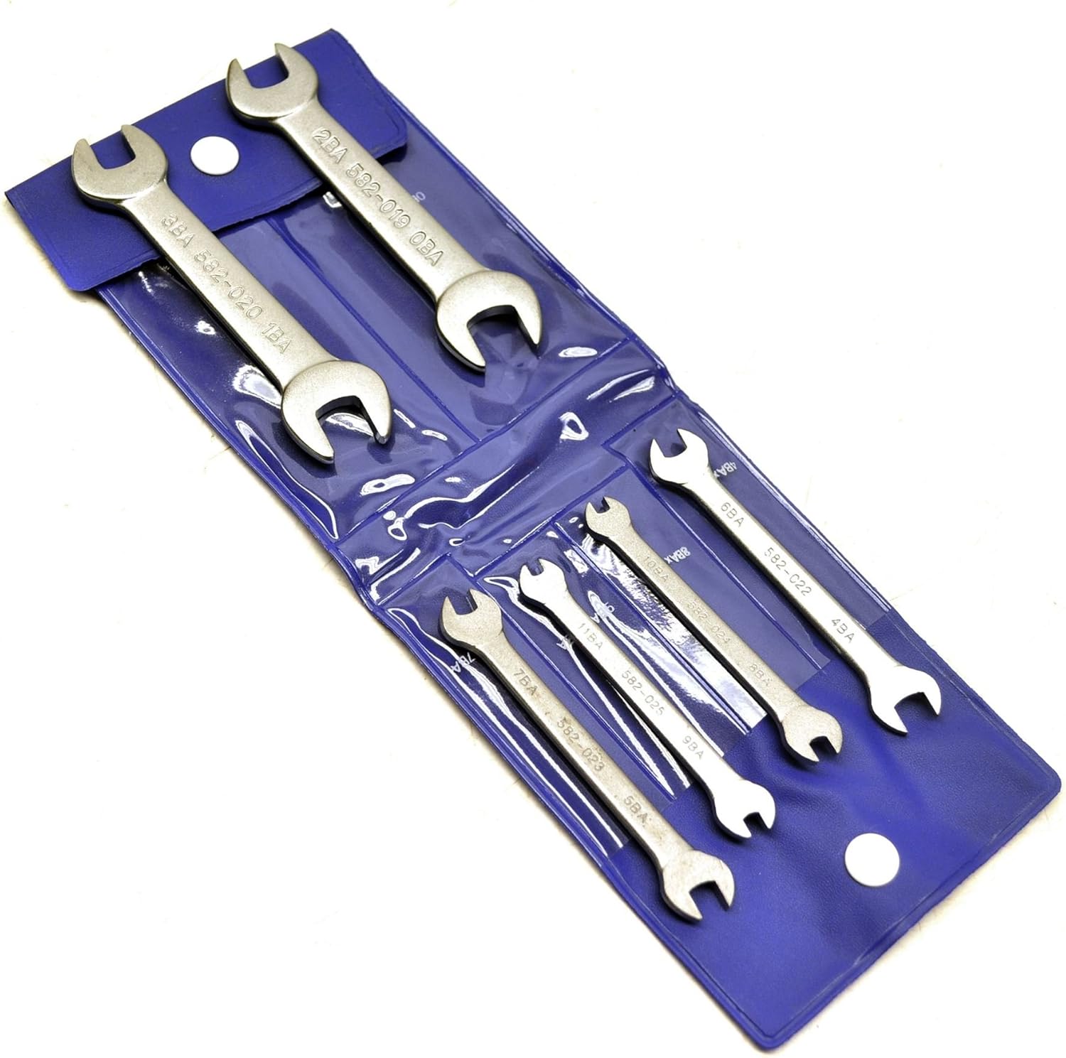 6pc BA Spanner Set Precision Open Ended Wrench TE056 Amazon.co.uk DIY & Tools