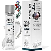 Man Labs Titan Peptide Anti-Aging Mens Face Cream – Mens Face Moisturizer – For Men, Face Lotion – Men, Skin Care – Tighten, Firm, Revitalize – Peptides, Vitamin C & E, Squalane – All Skin – Unscented
