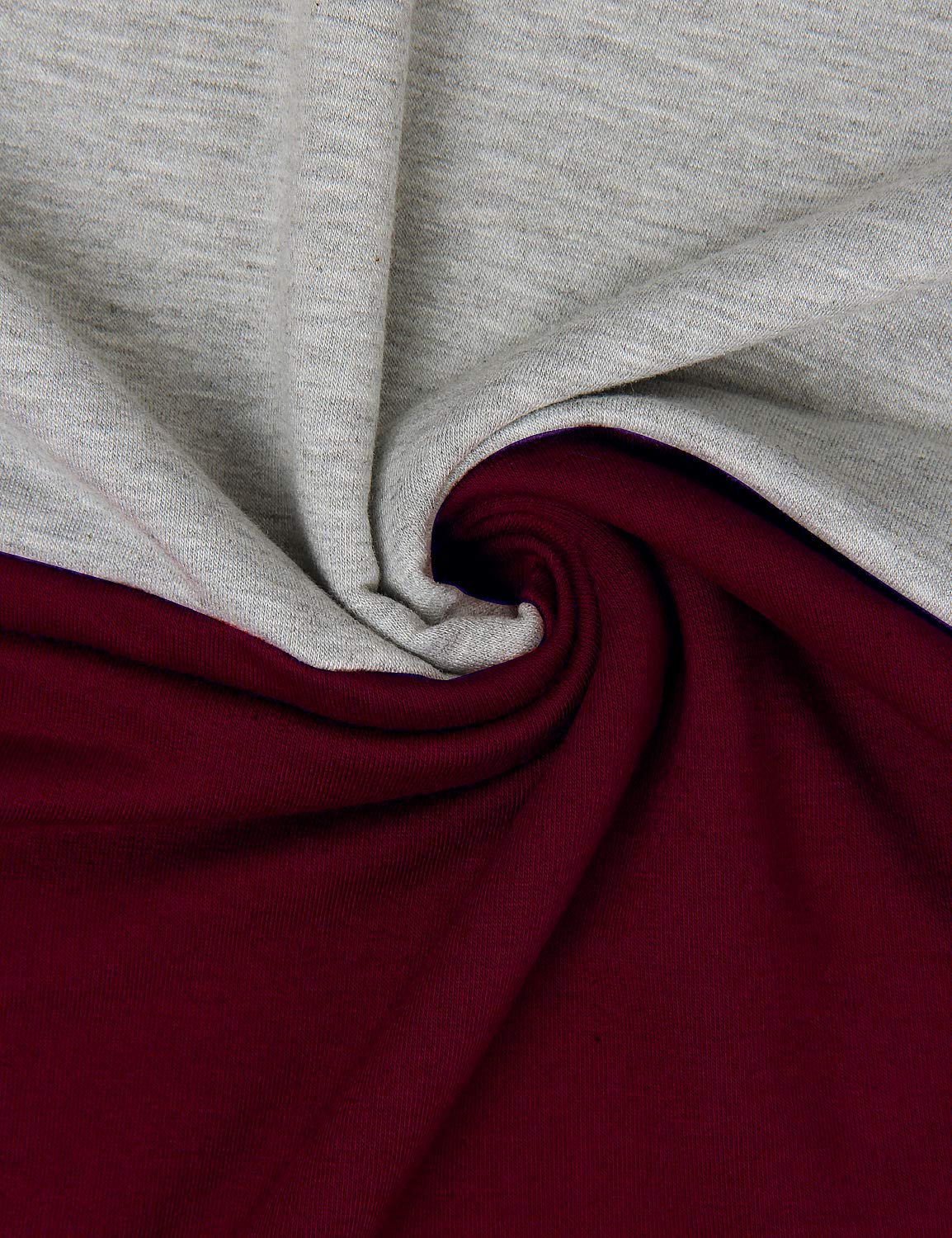 Blooming Jelly Women\'s Casual Pullover Hoodies Color Block Long Sleeve Shirt Hooded Crewneck Sweatshirts Top(M,Red)