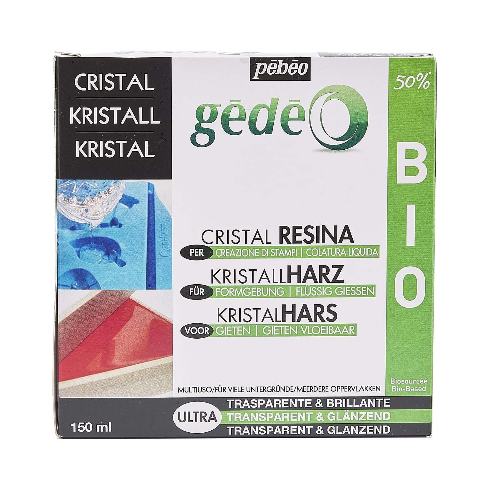 Pebeo Bio-Resin, 15x15x3.5cm, 766141