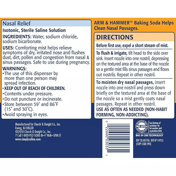 SIMPLY SALINE GIANT SIZE 4.25 OZ, PACK OF 3