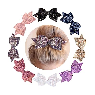 De Feuilles Chic Chic 20pcs Kids Baby Girls Hair Clips Bow Knot
