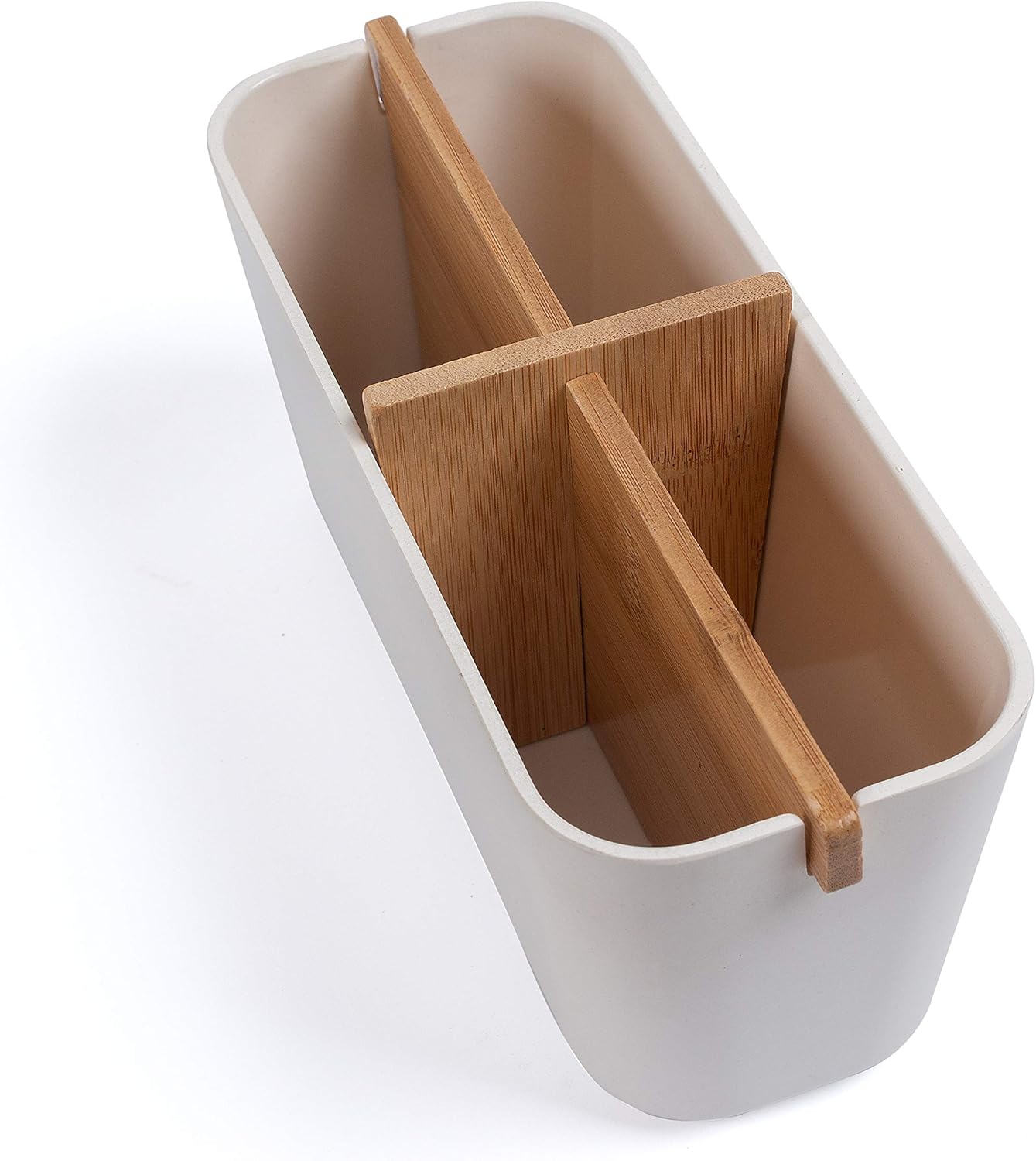 KARBAN Organizer - Platzsparende Aufbewahrungsbox mit 4 Fächern