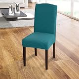 Granbest High Stretch Dining Chair Covers Set of 4 Blackish Green Jacquard view 2