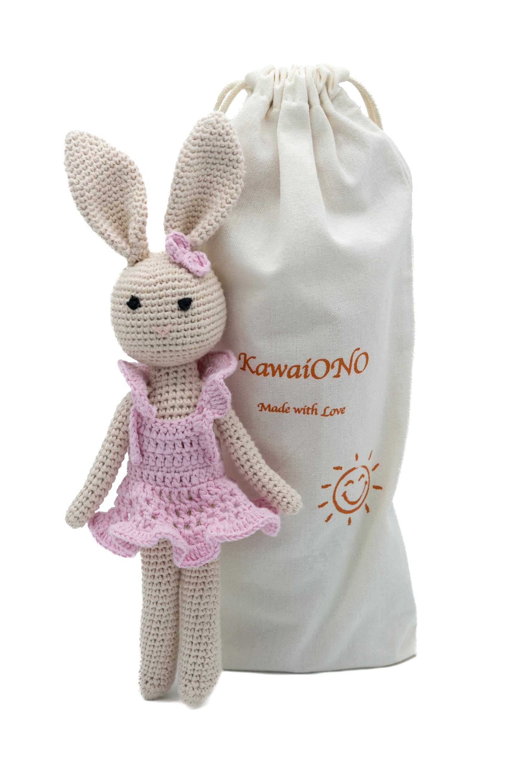 KawaiOnO Bunny Family, Bunny Mom, Handmade Bunny Crochet Plushie Doll ...