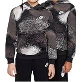 Nike Sportswear Club Fleece Big Kids' Hoodie (HJ2720-010, Black/Off Noir/White)