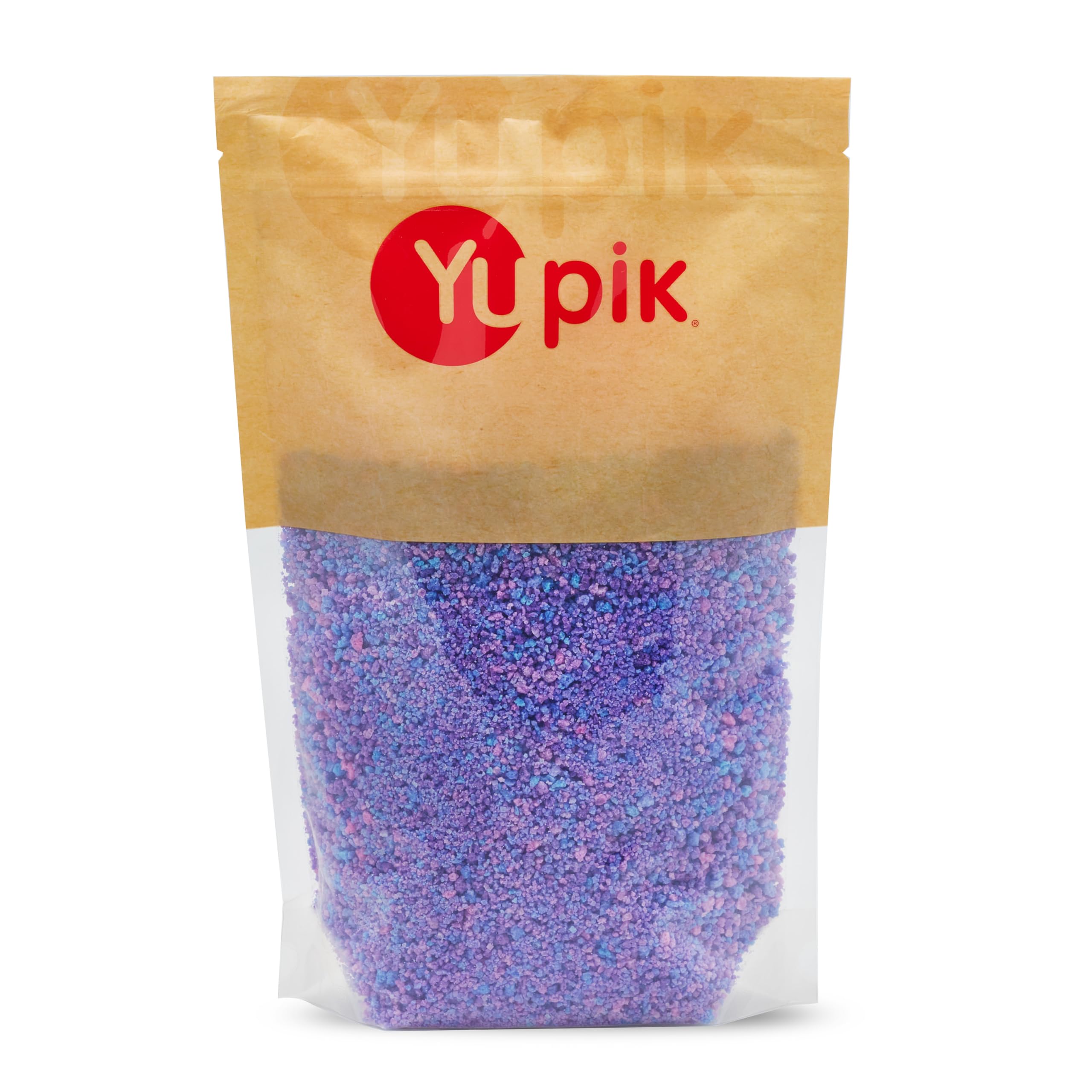 Yupik Cotton Candy Flavored Sprinkles, 2.2 lb (35.2 oz) Pack of 6, Low Sugar, Kosher, Cholesterol-Free, Fat-Free, Perfect for Baking and Decorating Ice Cream, Cakes, Cookies, Cupcakes, and Donuts Image