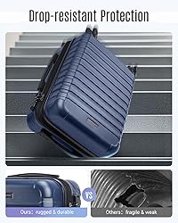 LIGHT FLIGHT Carry On Luggage 22x14x9 Airline