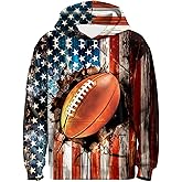 Acoweno Boys Girls 3D Graphic Hoodies, Unisex Kids Hooded Sweatshirt with Pocket, Long Sleeve Hoodies for Teens