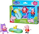 Peppa Pig Evie’s Park Playset - 7.5 cm Figures - Stroller & Pond Accessories view 9