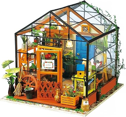 Lingzhuo Shop Diy Puppenhaus Weihnachten Kit Miniatur Haus Selber Bauen Zum Basteln Zubehor Holz Romantische Dachgeschoss Modell Padagogisches Spielzeug Fur Kinder Weihnachten Geburtstag Spielzeug Minipuppen Zubehor Hauser