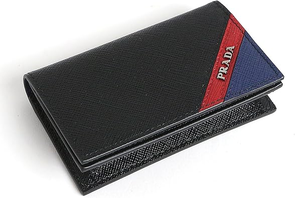 Amazon プラダ カードケース メンズ Prada 2mc122 名刺入れ Saffiano サフィアーノ レザー ブラック 並行輸入品 Prada プラダ 名刺入れ