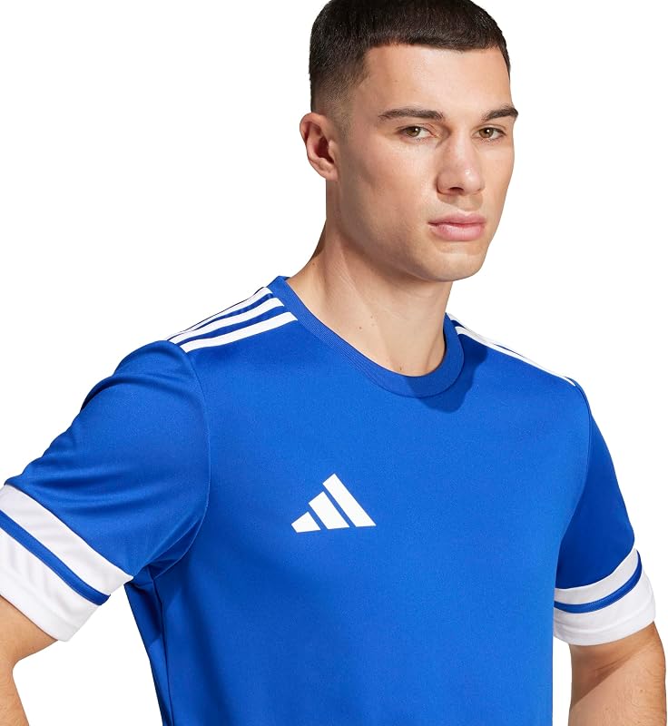 adidas Camisola Masculina SQUADRA25 Manga Curta, Royal Blue/White, L — foto 5 de 7