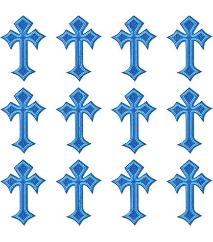 Parche De Cruz De Hierro Para Planchar - 7.5x7.5cm, Diseño Ciclista/Helicóptero, Poliéster Bordado