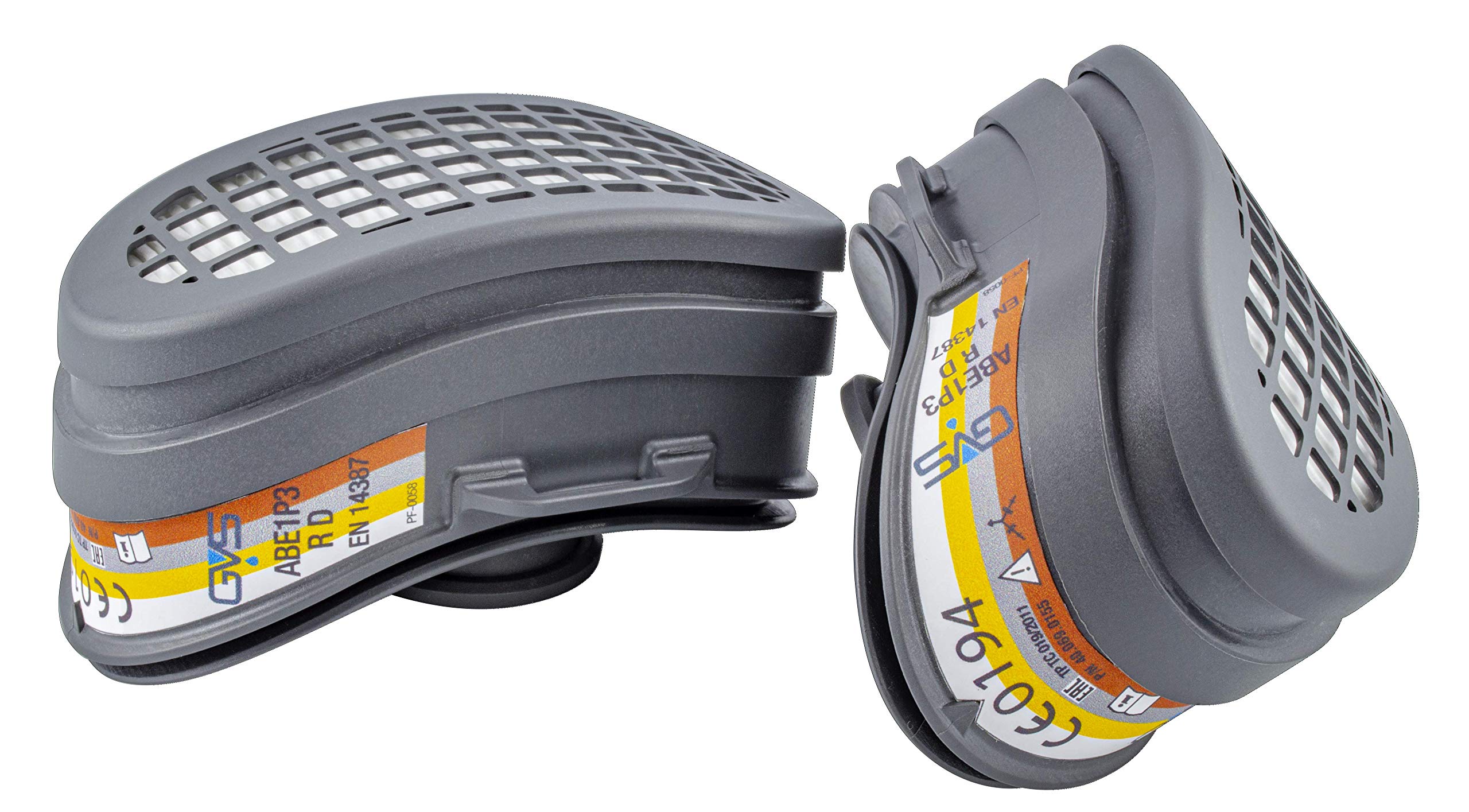 GVS SPR582 Pair of ABE1P3 Replacement Filters for Elipse Masks