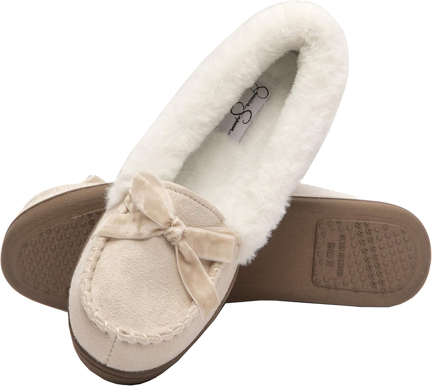 jessica simpson moccasin slippers