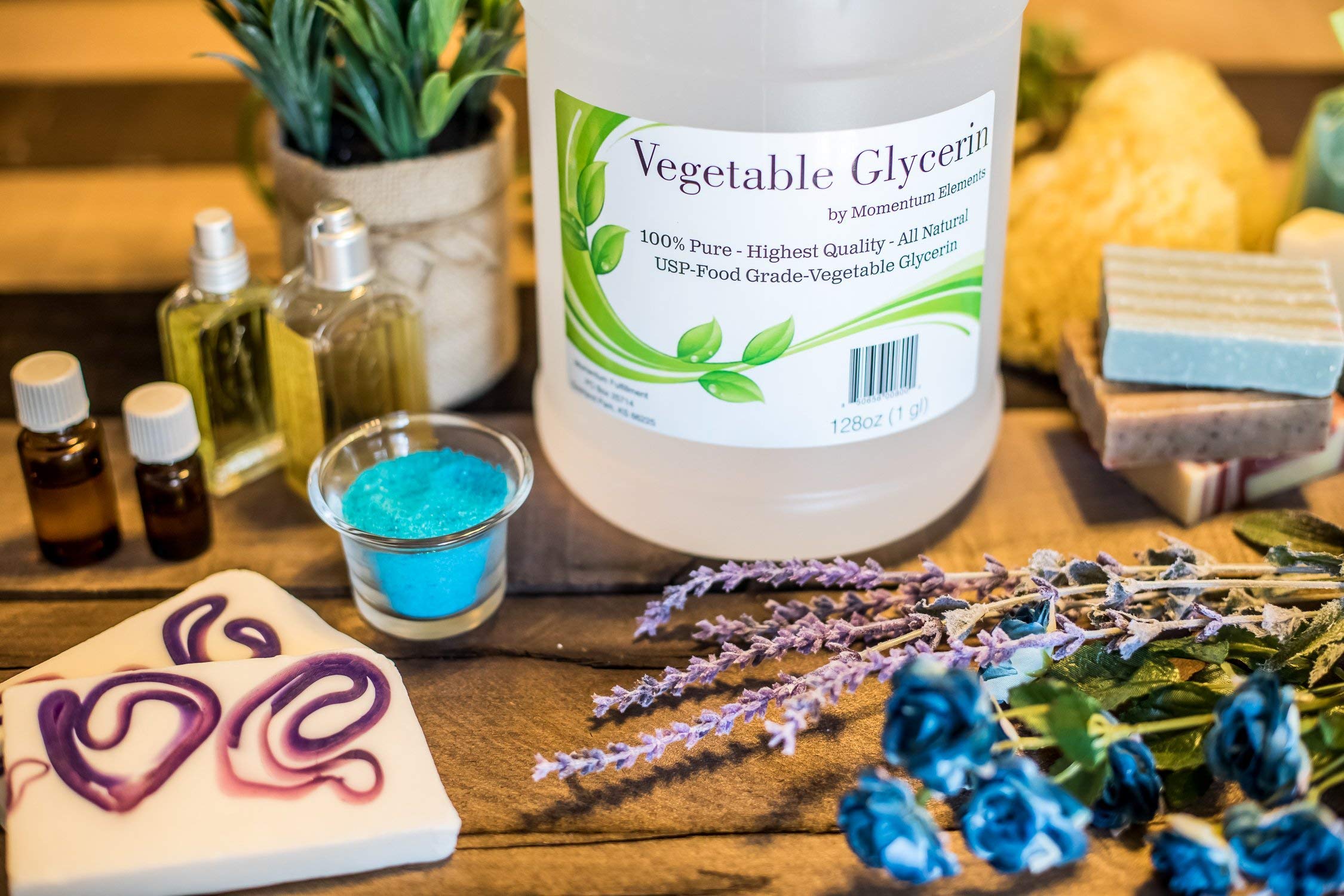 Vegetable Glycerin 100 Pure USP 1 Gallon (128 oz) Food Grade All