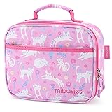 mibasies Kids Lunch Bag for Girls Toddler Insulated