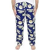 STAR WARS Mens Baby Yoda Pajama Pants - Soft Fleece Mandalorian Character Loungewear Sleep Bottoms, Large