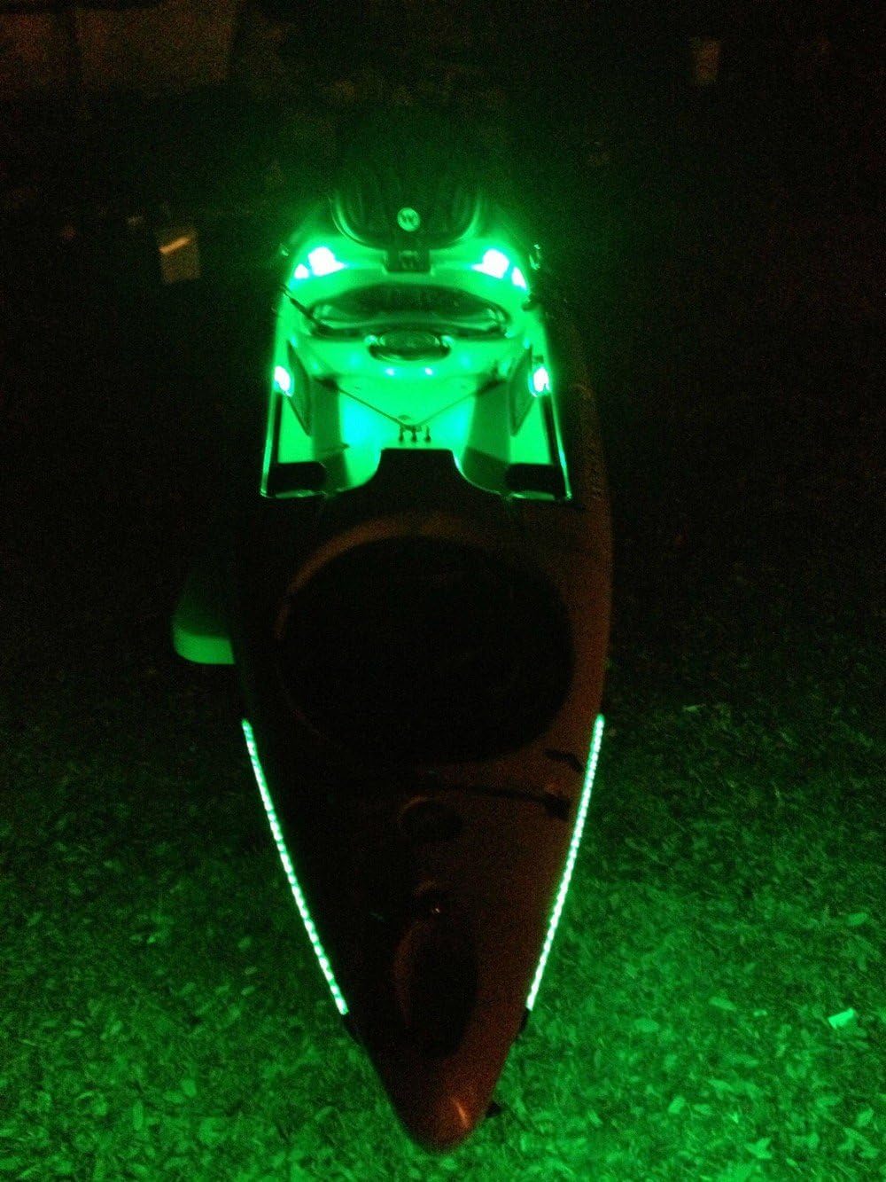 Canoe Kayak Accessories Lighting Kayak Green Fishing LED Light Kit Complete KIT