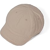 Clakllie Short Brim Baseball Cap for Men Retro Flat Bill Hats Unstructured Moisture Wicking Cotton Hat Trendy Dad Cap