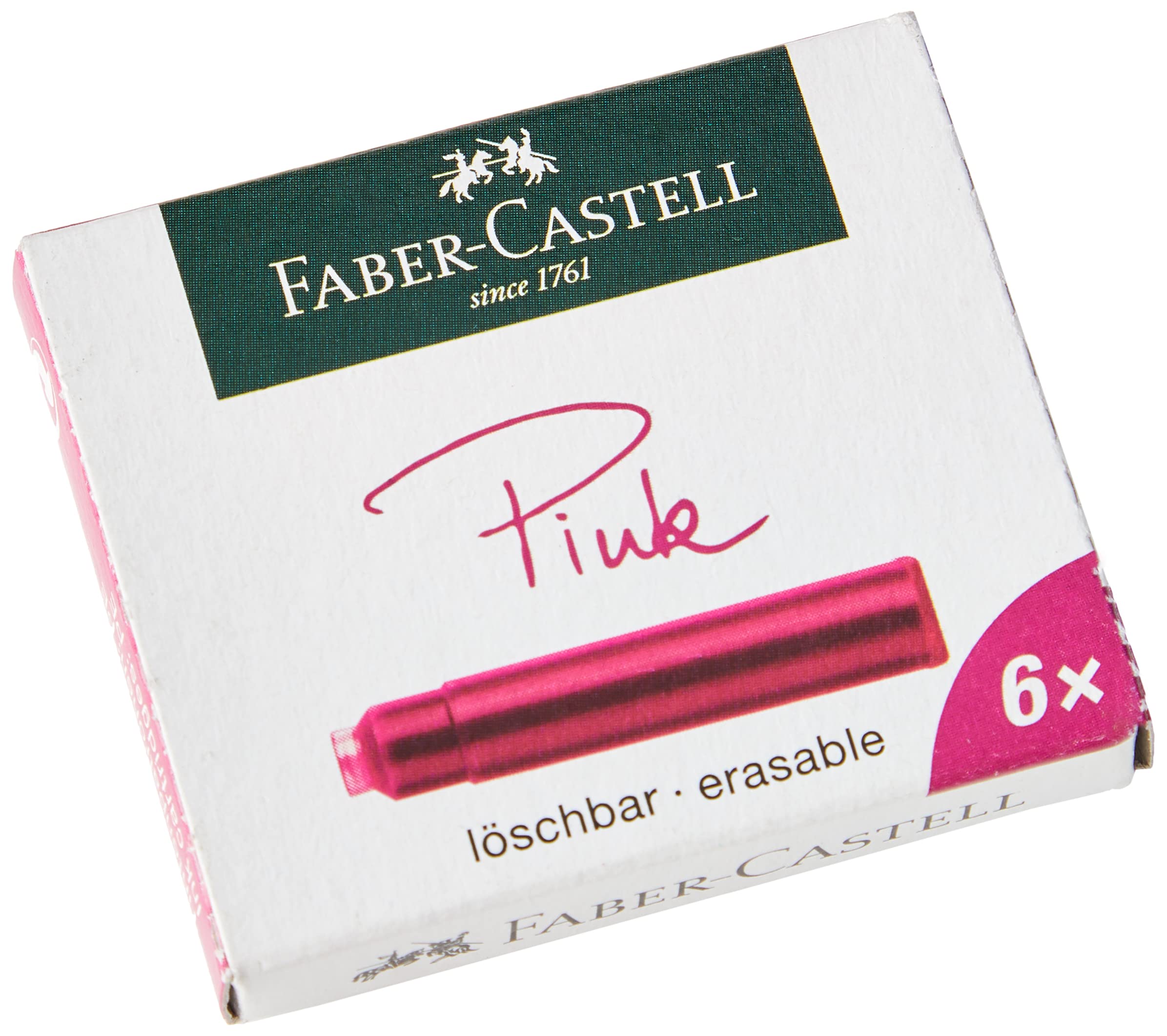 Faber-Castell 185506 Standard Ink Cartridges Standard Pink